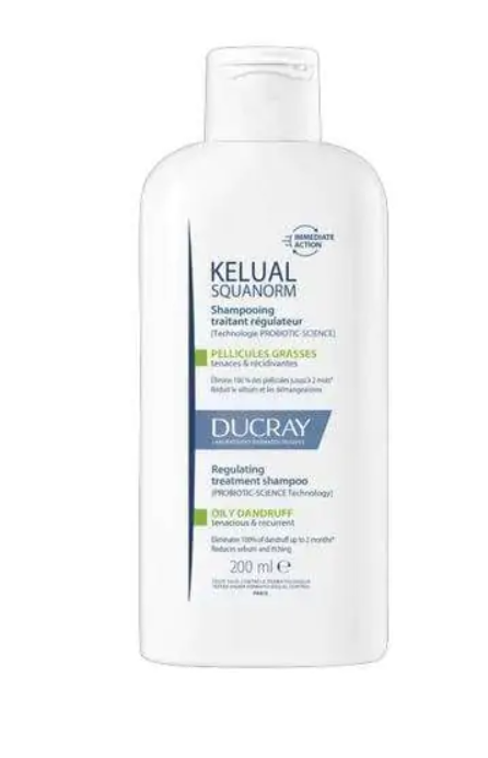 Ducray Kelual Squanorm Shampoo Antiforfora Grassa 200 ml